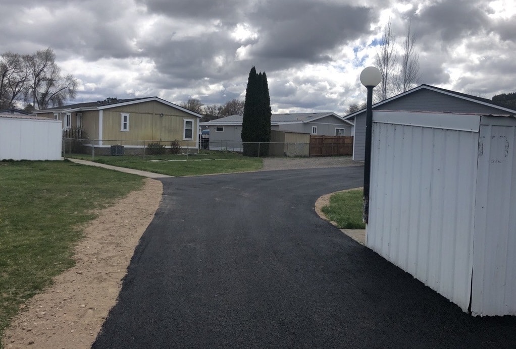 before driveway installation