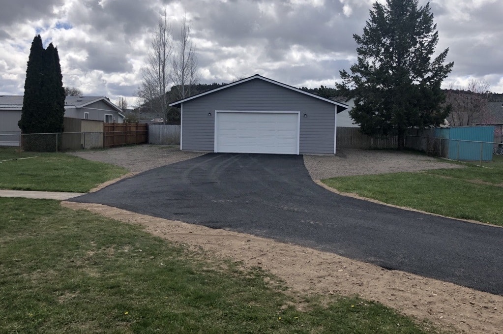 before driveway installation